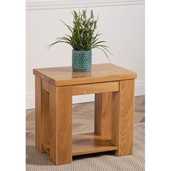 Solid Oak Glow Lamp Table – Dakota Design