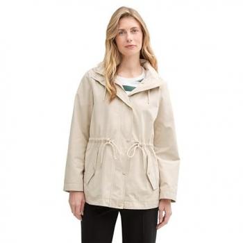 TOM TAILOR Damen Outdoorjacke Beige