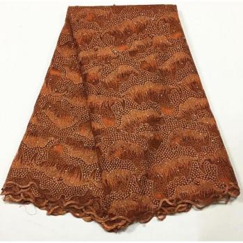 Tissu dentelle tulle bleu ciel pour mariée