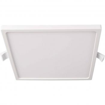 LED-Deckeneinbauleuchte Alya weiß 18x18cm 3.000 K