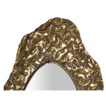 Espejo de Pared Metal Dorado 42x3x74 Cm