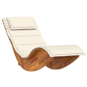 Mecanita de Acacia Crema – Tumbona Relax
