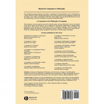 Companion Philsphy of Language