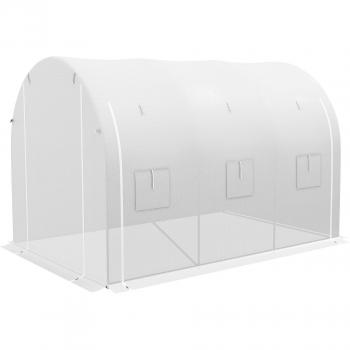 Serre de jardin en PVC 3 x 2 m avec accès zippé