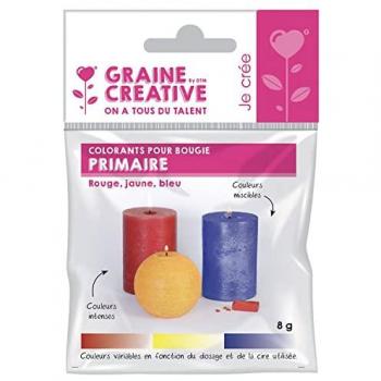 3 colorants solides pour bougies - Primaire - Graine Créative