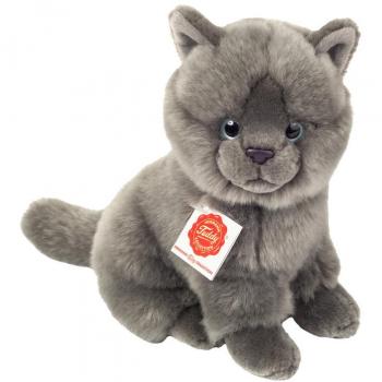 Kuscheltier KARTÄUSER KATZE (20 cm) sitzend in grau