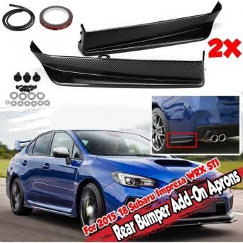 2X Rear Bumper Splitters for Subaru Impreza WRX STI