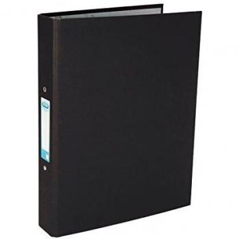 Elba A4 Black 25mm Paper Over Board Ring Binder Pack of 10