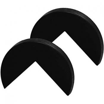 Protecție colț Knuffi® tip A cu SHG Capac – pachet de 2 bucăți, negru