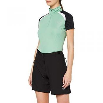 CMP Bermuda de Ciclismo para Mujer, Color Negro, Talla Large
