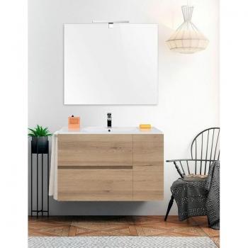 Itaca Master – Bagno Sospeso con Lavabo e Specchio