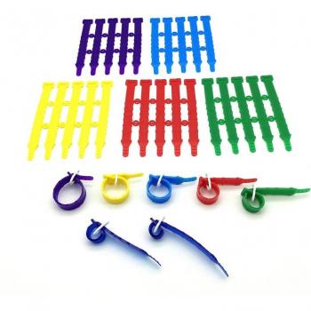 Anillo de Identificación para Aves de Corral, Ajustable, 23mm, 200 Uds