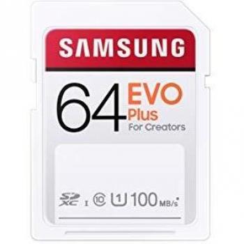 Samsung microSDXC 64GB Evo Plus (Adapter inbegrepen)