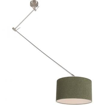 Pendelleuchte Blitz, ohne Leuchtmittel, E27, Grün, Modern, Stahl, 1-flammig