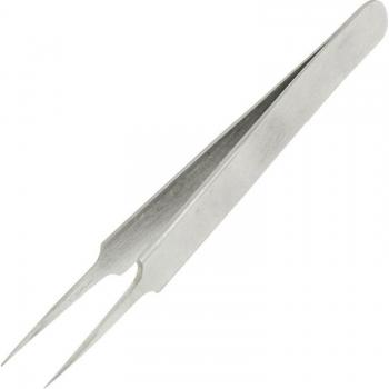 Stainless Steel Straight Tweezers with Pointy Tip 11cm