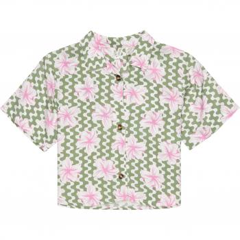 Kids Roxy Salty Sun Shirt – Basilikumparty Wellen RG