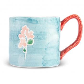 Karaca Kaffeeservice Primavera Espresso Tasse, Blau