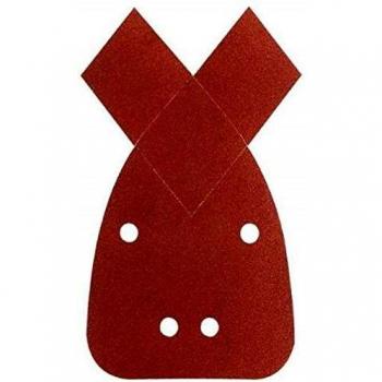 Bosch 2609256A71 Feuilles abrasives pour Ponceuses Multi 90 x 135 Nombre de trous 4 Grain 180 Lot de 5 feuilles