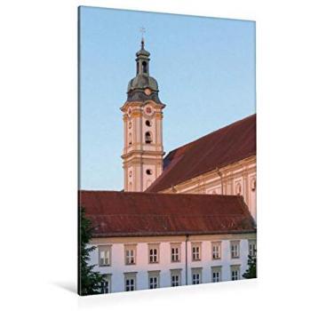 Michael Bogumil: CALVENDO Premium Leinwanddruck 80 × 120 cm – Klosterkirche St. Mariä Himmelfahrt Fürstenfeldbruck