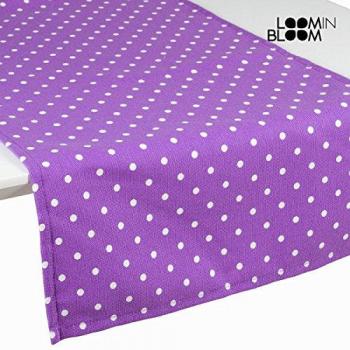 Camino mesa topos morado - Colección Little Gala by Loom In Bloom