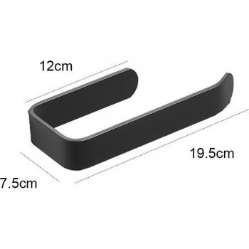 Matte Black Toilet Paper Hanger 304 Stainless Steel