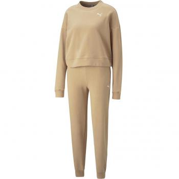 Chándal Mujer Puma Loungewear Marrón - Corte Clásico