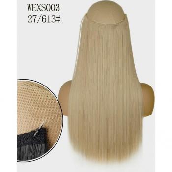 LISI GIRL 19-Inch Long Straight Invisible Hair Extension