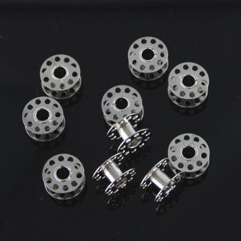 25Pcs Empty Sewing Machine Bobbins with Metal Case