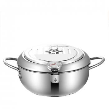 20cm Deep Fryer with Thermometer and Lid