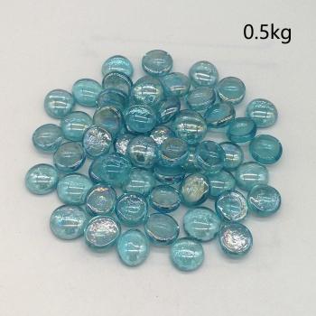 Fire Glass Cobalt Blue Reflective 1/4 Inch