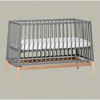 Lit évolutif Leander Luna chêne gris 60x120