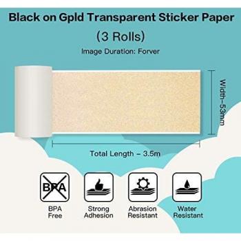 Phomemo M02 Mini Printer Thermal Sticker Paper
