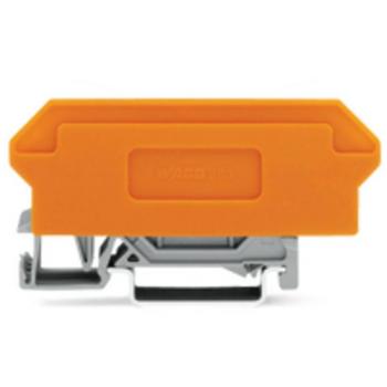 WAGO 280-609 4-Conductor Terminal Block with Orange Separator