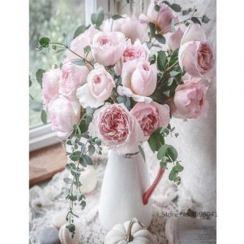 5D DIY Diamantenblume 20x30 cm – Kreuzstich Home Decor
