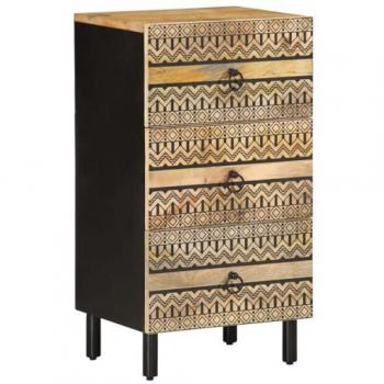 VidaXL Sideboard 40x33.5x75 cm Solid Rough Wood Mango