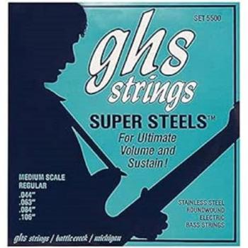 GHS Supersteel Bass Strings Medium Scale 44-106