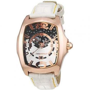 Chronotech Elegante Frauenuhr mit Lederarmband CT7979L