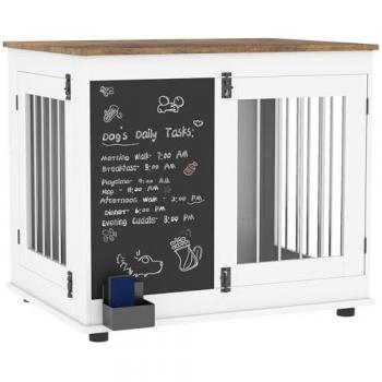 Cage Design pour Chien avec Tableau Noir