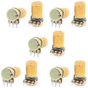 WTH148 B2K Linear Taper Rotary Potentiometer with Control Knob