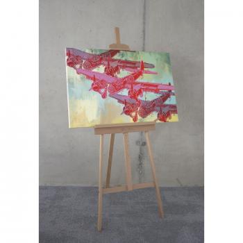 Natur-Edition „Save Lives“ – 60 × 90 cm, 1 Stück, Keilrahmen aus Holz