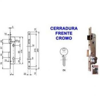 Cerradura de Seguridad AVL 8805 L-30 Cromo
