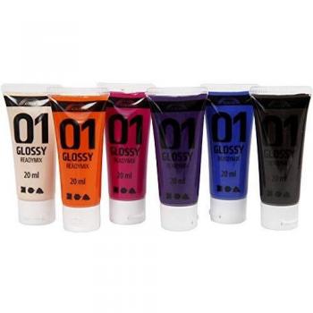 A-Color Creativ Company Bastelfarbe – 20 ml Glasurset