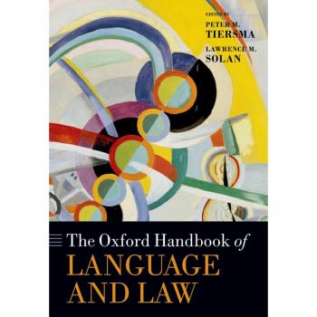 Vitalsource Technologies, Inc. The Oxford Handbook Of Language And Law