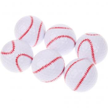 Pelotas de Golf con Diseño Deportivo - 6 Piezas