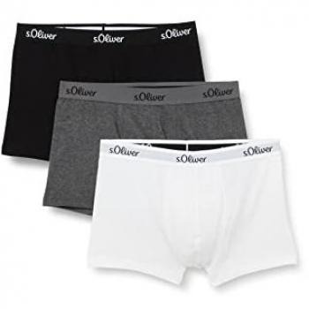 S.Oliver Boxer Gris Moteado con Tonos Oscuros y Luz Blanca