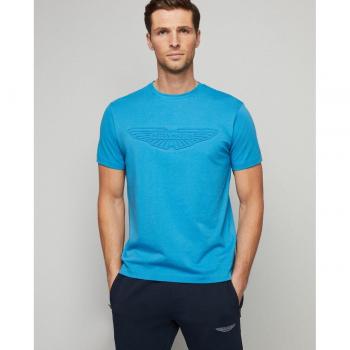 Hackett Aston Martin Knallblau T-Shirt – M