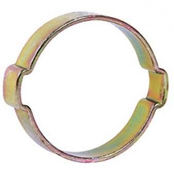 Abrazadera de 2 orejas 9-11 mm para tuberías flexibles - caja de 500 unidades