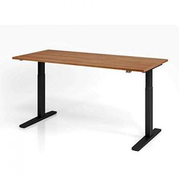 Elektrischer Sitz-Steh-Schreibtisch 180x80cm Nussbaum/Graphit