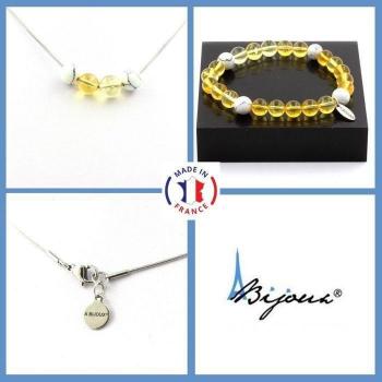 Parure Elegante Citrino e Howlite