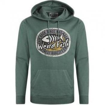 Weird Fish Herren-Hoodie mit Bryant-Logo-Druck (Mid Blau) - Größe 5XL